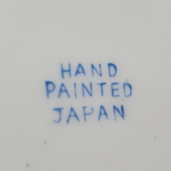 Floral Teacup and Saucer Japan Hand Painted Pink White Flowers - Picture 7 of 9